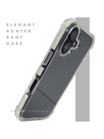 Anti shock case witte randen silicone voor iPhone 16