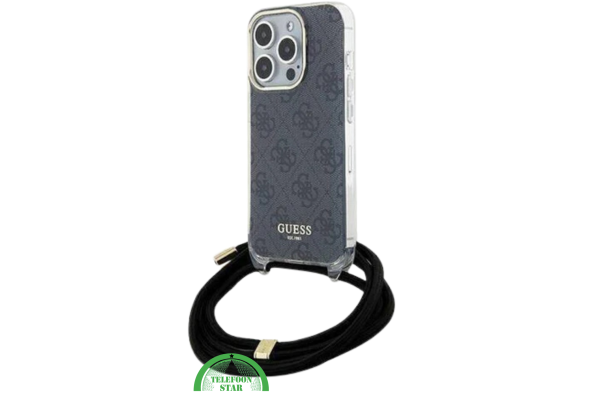 iPhone 15 Pro Beste Hoesje met Draagkoord – Donkerblauw Design met Bescherming