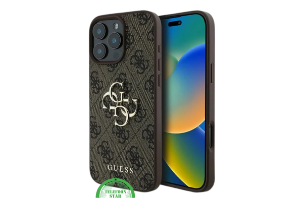 Hoesje voor iPhone 16 pro –Bruin| Elegant Design met Luxe Bescherming