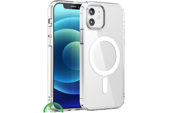 Hoesje voor iPhone 12 Mini – Slank, Sterk & Transparant MagSafe