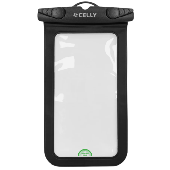 Waterproof case for smartphones up to 7 display size transparent 