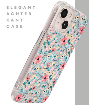 BlossomShell Floral Case – Bloemen Hoesje iPhone 13 / 14 | Telefoonstar.nl