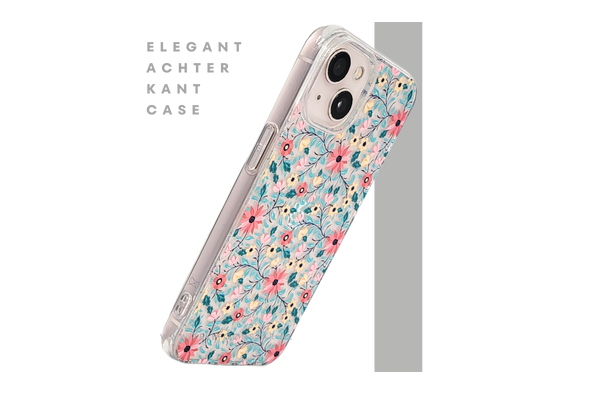 BlossomShell Floral Case – Bloemen Hoesje iPhone 13 / 14 | Telefoonstar.nl