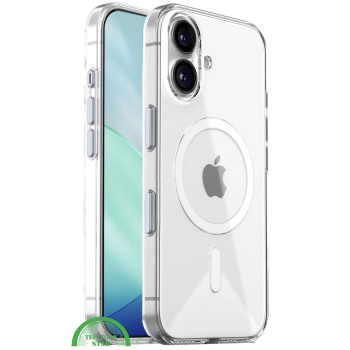 MagSafe Silicone Hoesje voor iPhone 17 – Transparant, Flexibel en Klaar voor Elke Dag