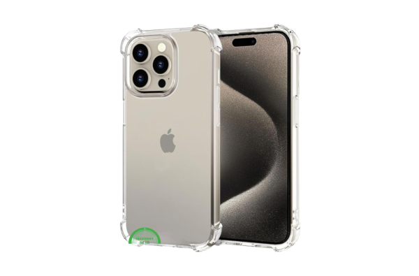 Transparant Antishock Hoesje voor iPhone 16 pro – Silicone, Flexibel, Helder & Extra Sterk | Telefoonstar