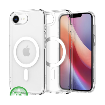 Hoesje voor iPhone 16E Transparant MagSafe Hoesje &ndash; Slank, Sterk & MagSafe