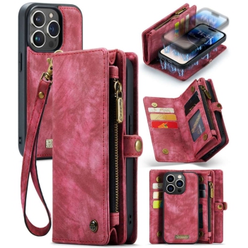 iPhone 14 Pro 3-in-1 portemonnee hoesje rood