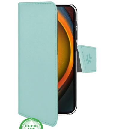 iPhone 16 Bookcase Hoesje &ndash; Mintgroen | Stijlvolle Bescherming met Magnetische Sluiting