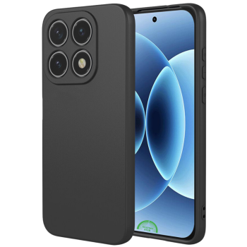 Hoesje voor Xiaomi 17 Zwart Siliconen Hoesje Met Camera Bescherming