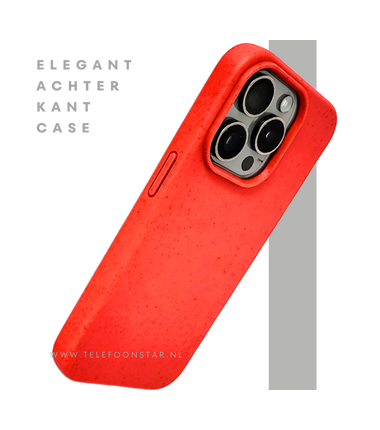 Rood iPhone 15 Pro Hoesje – Minimalistisch, Slank & Opvallend | Telefoonstar.nl