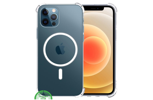 Hoesje voor iPhone 12 Pro Transparant MagSafe, Slank, Sterk & Magnetisch