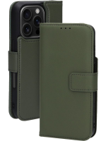 Groen Wallet Hoesje iPhone 13 Pro &ndash; Leerlook & Kaartvakken | Telefoonstar