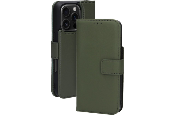 Groen Wallet Hoesje iPhone 13 Pro – Leerlook & Kaartvakken | Telefoonstar