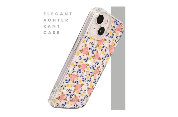 RoseLeaf Soft Case – iPhone 13 / 14 Bloemen Hoesje met Rozen | Telefoonstar.nl