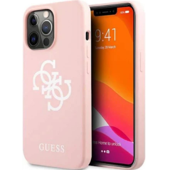 Silicone Pink Hoesje iPhone 13 Pro