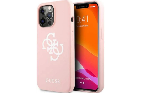 Silicone Pink Hoesje iPhone 13 Pro