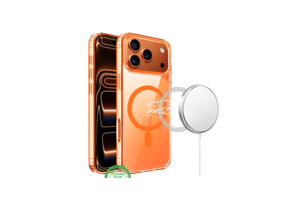 Silicone Hoesje voor  iPhone 17 Pro –  MagSafe & Schokbestendig, Flexibel, Helder & Extra Sterk, transparant en  | Telefoonstar