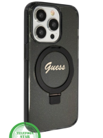 Transparant Hoesje met Zwarte Ringhouder iPhone 15 Pro Max