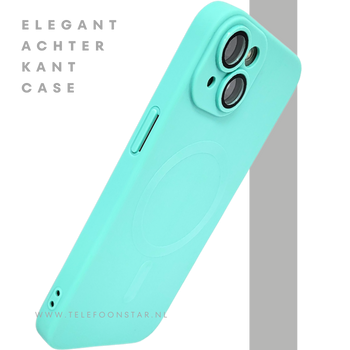 AquaMag Pro Case – Turquoise MagSafe Hoesje iPhone 13 / 14 | Telefoonstar.nl