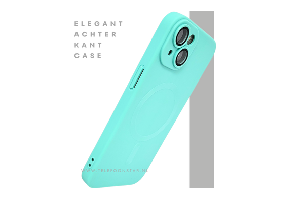 AquaMag Pro Case – Turquoise MagSafe Hoesje iPhone 13 / 14 | Telefoonstar.nl