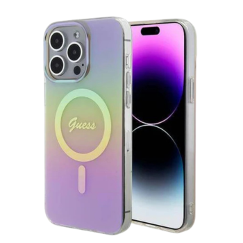 Transparant Hoesje met Roze Ringhouder iPhone 15 Pro Max