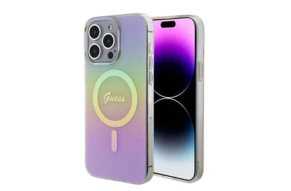 Transparant Hoesje met Roze Ringhouder iPhone 15 Pro Max