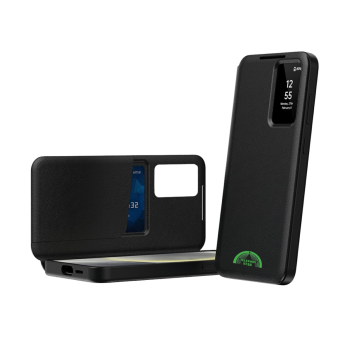 Samsung Galaxy S26 Ultra Smart View Hoesje Met Pasjeshouder Zwart