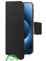 iPhone 16 Pro Bookcase Hoesje &ndash; Zwart| Elegant Design met Volledige Bescherming  