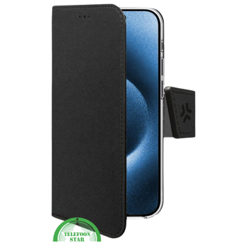 iPhone 16 Pro Bookcase Hoesje – Zwart| Elegant Design met Volledige Bescherming  