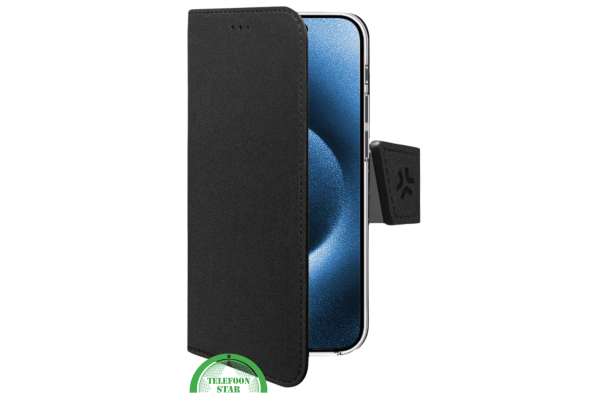 iPhone 16 Pro Bookcase Hoesje – Zwart| Elegant Design met Volledige Bescherming  