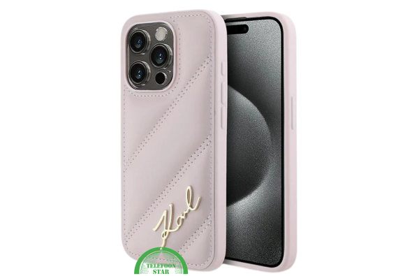 Hoesje voor iPhone 16 Pro Max Luxe Hoesje Roze – Stijlvolle Bescherming met Elegant Design