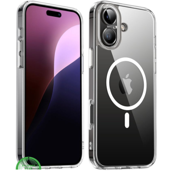 Transparant Hoesje voor iPhone 16 MagSaf – Slank, Sterk & Magnetisch Compatibel