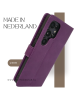 Boek Hoesje diep paars voor S25 Edge