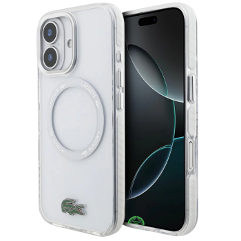 Hoesje iPhone 17 Wit Sterk Slank met Magnetische Ring ClearMag SoftCase