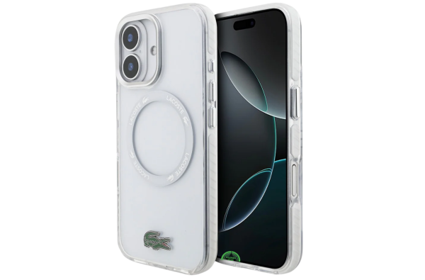 Hoesje iPhone 17 Wit Sterk Slank met Magnetische Ring ClearMag SoftCase