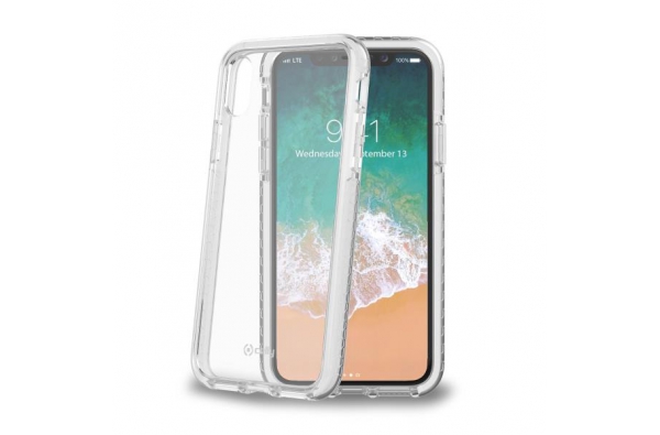 Celly Anti shock shield for iPhone X Transparant