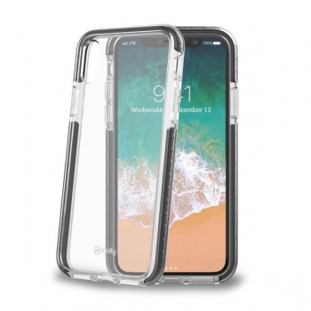 Celly Anti shock shield for iPhone X Zwart