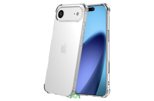 Silicone Hoesje voor iPhone 17 Air Transparant Anti-Shock, Flexibele TPU Case & Slank | Telefoonstar