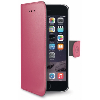 Apple iPhone 6/6S Echt Leer Hoesje Roze