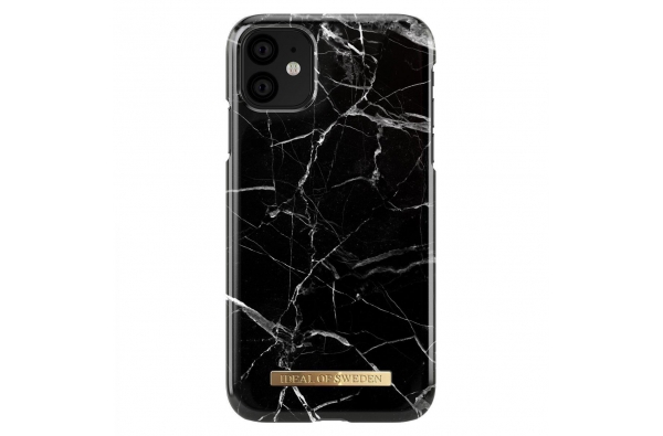 iDeal Fashion Case Black Marble iPhone 11/XR