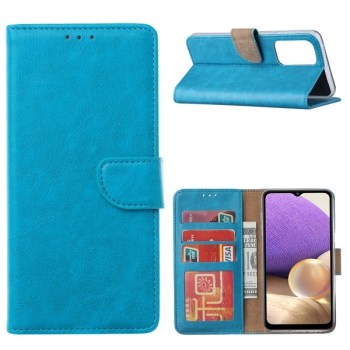 Hoesje Samsung A33 5G blauw leer