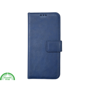 iPhone 17 Bookcase Donkerblauw – Stijlvol Leer