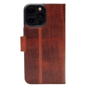 Premium Leerlook Wallet Case iPhone 13 Pro