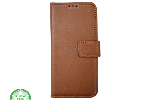 Bookcase Hoesje iPhone 17 Bruin – Luxe Bescherming & Pasjeshouder