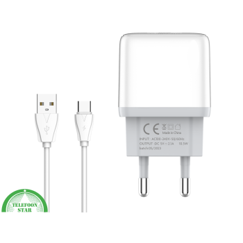 Dual Port Oplader Wit - Super snel lader - 20W - Universeel