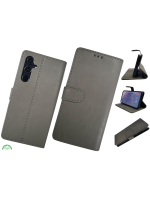 Samsung A26 Boek Case Leer Stijlvolle en Beschermende Wallet Grijs