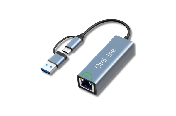Ethernet Adapter naar USB-C &ndash; Stabiel Bedraad Internet