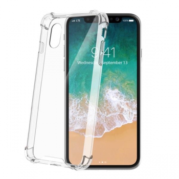 Celly Extra clear protection iPhone X Transparant