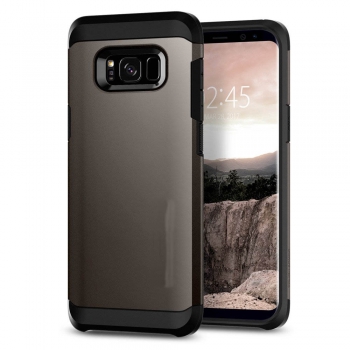 Samsung Galaxy S8 Plus Armor Bescherming Hoesje Grijs