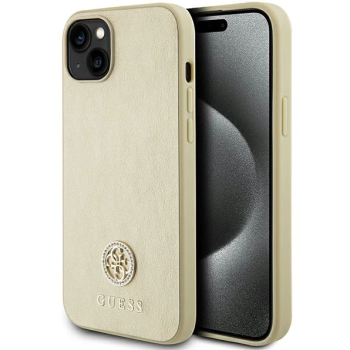 iPhone 15 Hardcase | Guess Backcover | Goud